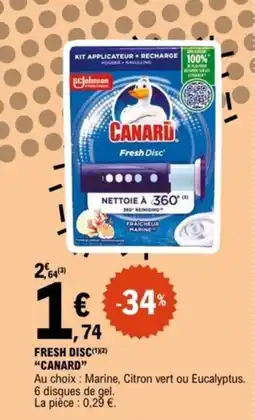 E.Leclerc CANARD fresh disc offre