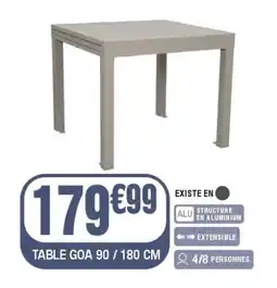 La Foir'Fouille Table goa offre