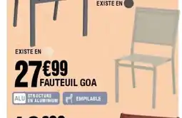 La Foir'Fouille Fauteuil goa offre