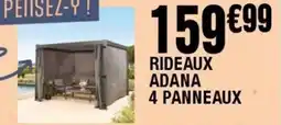 La Foir'Fouille Rideaux adana 4 panneaux offre