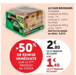 Hyper U Le cake brossard offre