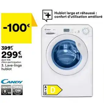 BUT Lave-linge hublot offre
