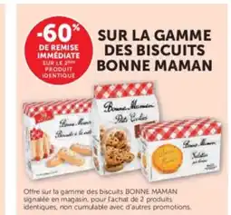 Hyper U BONNE MAMAN Sur la gamme des biscuits offre