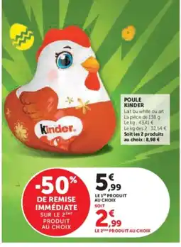 Hyper U KINDER Poule offre