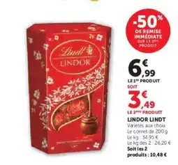 Hyper U LINDT Lindor offre