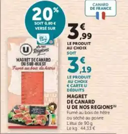 Hyper U Magret de canard du sud-ouest offre