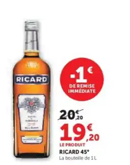 Hyper U RICARD 45° offre