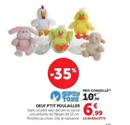 Hyper U GIPSY TOYS Oeuf p'tit poulailler offre