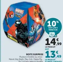 Hyper U Boite surprise offre