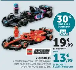 Hyper U LEGO SPEED Voiture f1 offre