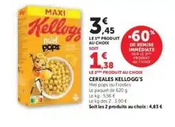Hyper U KELLOGG'S Cereales offre