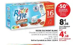 Hyper U MONT BLANC Recre ole offre
