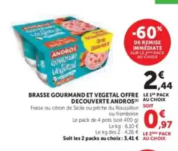 Hyper U ANDROS Brasse gourmand et vegetal offre decouverte offre