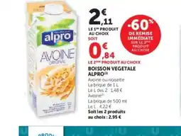 Hyper U ALPRO Boisson vegetale offre