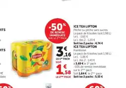 Hyper U LIPTON Ice tea offre