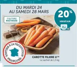Hyper U U Carotte filiere offre