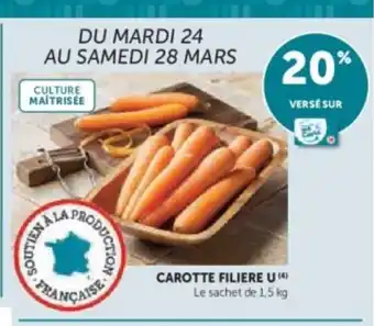 Hyper U U Carotte filiere offre