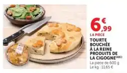 Hyper U Tourte bouchée à la reine produits de la cigogne offre