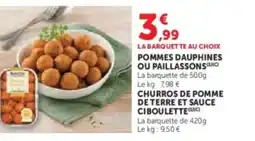 Hyper U Pommes dauphines ou paillassons offre