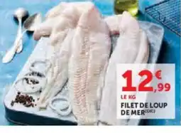 Hyper U Filet de loup de mer offre