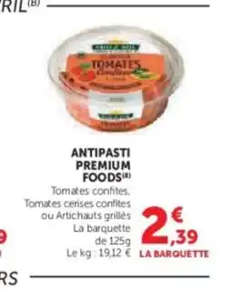 Hyper U Antipasti premium foods offre