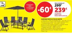 Hyper U Ensembre repas 8 pieces nieppe offre