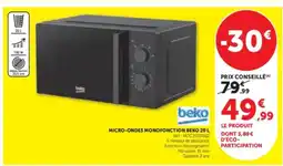 Hyper U BEKO Micro-ondes monofonction offre