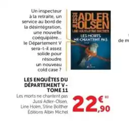 Hyper U Les enquêtes du département v- tome 11 offre