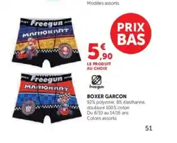 Hyper U FREE GUN Boxer garcon offre