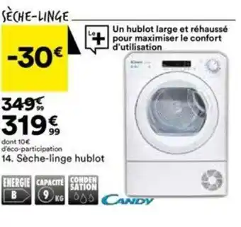 BUT Sèche-linge hublot offre