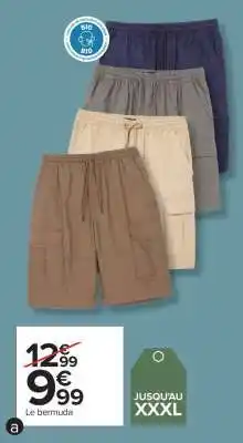 Carrefour Le bermuda offre