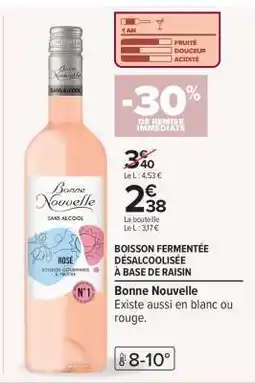 Carrefour Bonne Nouvelle Rosé offre