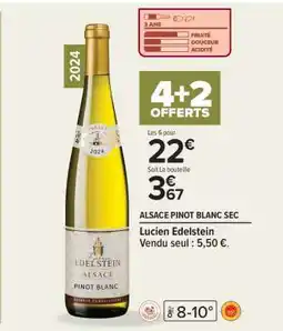 Carrefour ALSACE PINOT BLANC SEC offre