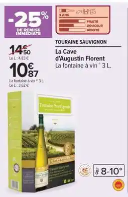 Carrefour TOURAINE SAUVIGNON offre