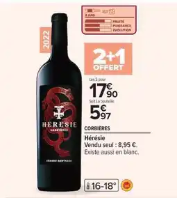 Carrefour Hérésie offre