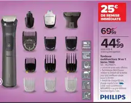 Carrefour Philips Tondeuse multifonctions 14 en 1 Série 7000 offre