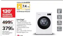 Carrefour Lave linge offre