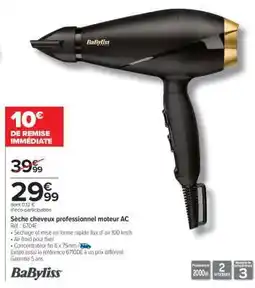 Carrefour Sèche cheveux professionnel moteur AC offre