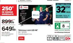 Carrefour Téléviseur mini LED 4K offre