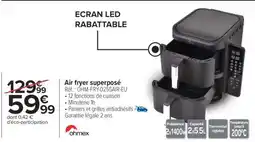 Carrefour Air fryer superposé offre