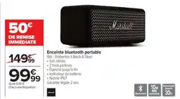 Carrefour Enceinte Bluetooth Portable offre