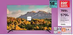 Carrefour Téléviseur QLED 4K offre