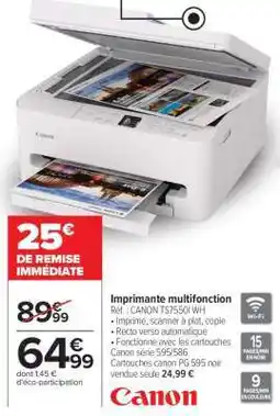 Carrefour Canon TS7550I WH offre