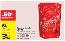 Carrefour Market Boules au chocolat LINDOR offre