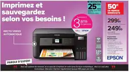 Carrefour Imprimante multifonction Epson offre