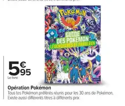 Carrefour Guide des Pokémon Légendaires et Fabuleux offre