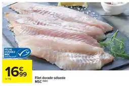 Carrefour Market Filet dorade sébaste offre