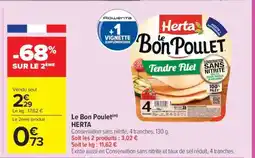 Carrefour Market Le Bon Poulet offre