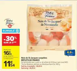 Carrefour Market Noix de St-Jacques surgelées REFLETS DE FRANCE offre