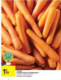 Carrefour Market Carotte offre